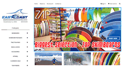 Desktop Screenshot of eastcoastskimboards.com